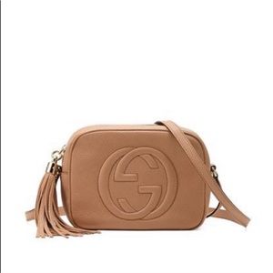 Gucci Soho leather disco bag- beige